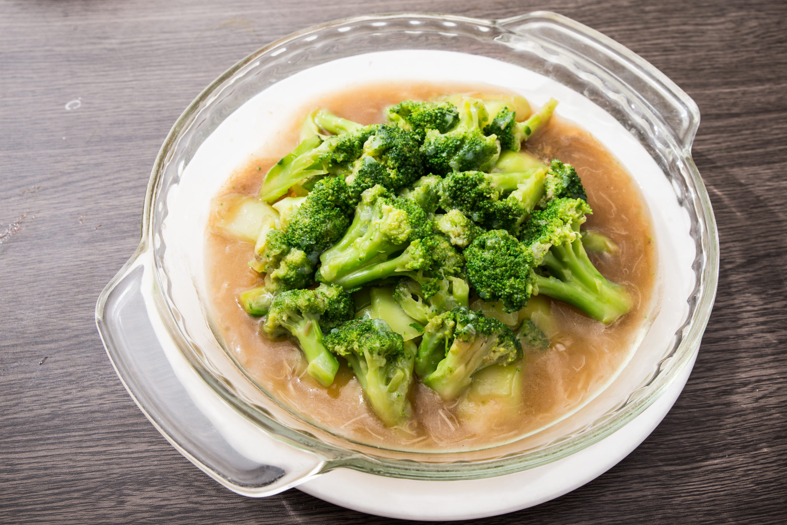 Suateed Broccoli with Dried Scallop
